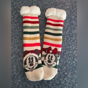 Disney Mickey and Minnie gripper sole socks